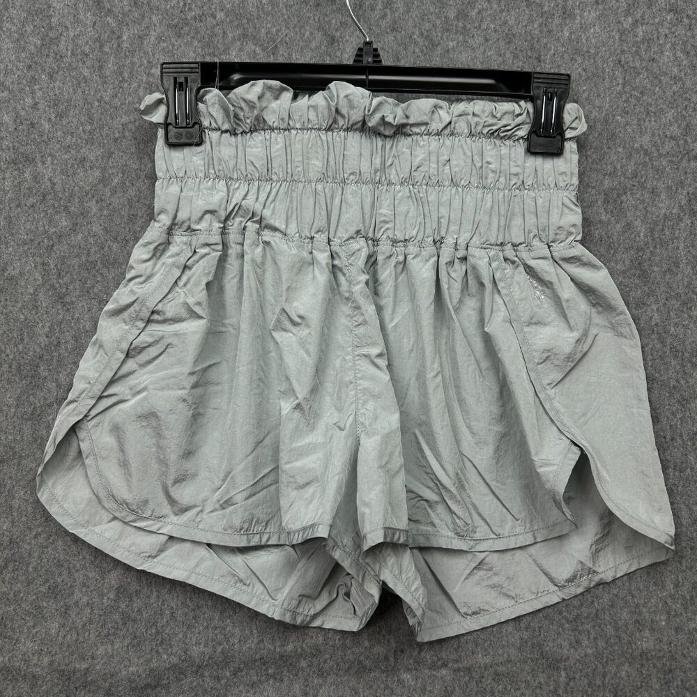 Free People Movement The Way Home Pull On Activewear Shorts Women's Size S Gray